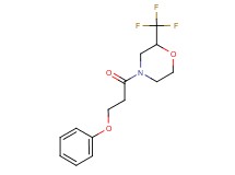 4-(3-phenoxypropanoyl)-2-(trifluoromethyl)morpholine