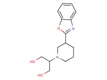 2-[3-(1,3-benzoxazol-2-yl)piperidin-1-yl]propane-1,3-diol