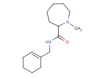 N-(1-cyclohexen-1-ylmethyl)-1-methyl-2-azepanecarboxamide