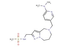 N-[(5-{[6-(dimethylamino)pyridin-3-yl]methyl}-5,6,7,8-tetrahydro-4H-pyrazolo[1,5-a][1,4]diazepin-2-yl)methyl]methanesulfonamide