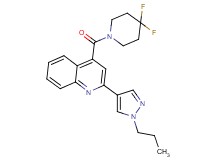 4-[(4,4-difluoropiperidin-1-yl)carbonyl]-2-(1-propyl-1H-pyrazol-4-yl)quinoline