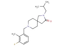 8-(3-fluoro-2-methylbenzyl)-2-isobutyl-2,8-diazaspiro[4.5]decan-3-one