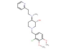 (3R*,4R*)-1-(2-chloro-3,4-dimethoxybenzyl)-4-{methyl[2-(2-pyridinyl)ethyl]amino}-3-piperidinol