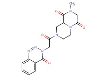 2-methyl-8-[(4-oxo-1,2,3-benzotriazin-3(4H)-yl)acetyl]tetrahydro-2H-pyrazino[1,2-a]pyrazine-1,4(3H,6H)-dione
