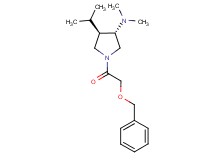 (3S*,4R*)-1-[(benzyloxy)acetyl]-4-isopropyl-N,N-dimethylpyrrolidin-3-amine