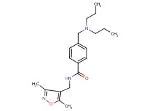 N-[(3,5-dimethylisoxazol-4-yl)methyl]-4-[(dipropylamino)methyl]benzamide