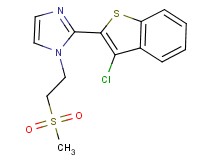 2-(3-chloro-1-benzothien-2-yl)-1-[2-(methylsulfonyl)ethyl]-1H-imidazole