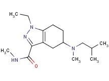 1-ethyl-5-[isobutyl(methyl)amino]-N-methyl-4,5,6,7-tetrahydro-1H-indazole-3-carboxamide