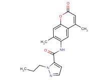 N-(4,7-dimethyl-2-oxo-2H-chromen-6-yl)-1-propyl-1H-pyrazole-5-carboxamide