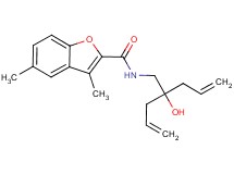 N-(2-allyl-2-hydroxy-4-penten-1-yl)-3,5-dimethyl-1-benzofuran-2-carboxamide