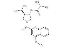 N'-{(3S*,4R*)-4-isopropyl-1-[(4-methoxy-2-quinolinyl)carbonyl]-3-pyrrolidinyl}-N,N-dimethylurea