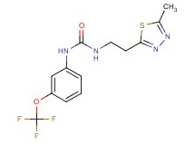 N-[2-(5-methyl-1,3,4-thiadiazol-2-yl)ethyl]-N'-[3-(trifluoromethoxy)phenyl]urea