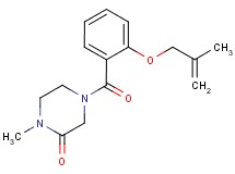 1-methyl-4-{2-[(2-methylprop-2-en-1-yl)oxy]benzoyl}piperazin-2-one