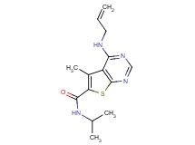 4-(allylamino)-N-isopropyl-5-methylthieno[2,3-d]pyrimidine-6-carboxamide