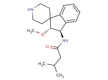 N-[rel-(2R,3R)-2-methoxy-2,3-dihydrospiro[indene-1,4'-piperidin]-3-yl]-3-methylbutanamide hydrochloride