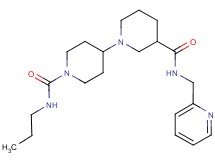 N~1~'-propyl-N~3~-(2-pyridinylmethyl)-1,4'-bipiperidine-1',3-dicarboxamide