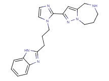 2-{1-[3-(1H-benzimidazol-2-yl)propyl]-1H-imidazol-2-yl}-5,6,7,8-tetrahydro-4H-pyrazolo[1,5-a][1,4]diazepine dihydrochloride