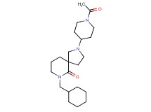 2-(1-acetyl-4-piperidinyl)-7-(cyclohexylmethyl)-2,7-diazaspiro[4.5]decan-6-one