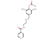 4-({[2-(isonicotinoylamino)ethyl]amino}methyl)-2,6-dimethylphenyl acetate
