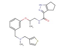 N-[2-(3-{[methyl(3-thienylmethyl)amino]methyl}phenoxy)propyl]-1,4,5,6-tetrahydrocyclopenta[c]pyrazole-3-carboxamide