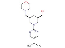 [(3R*,5R*)-1-(5-isopropyl-2-pyrimidinyl)-5-(4-morpholinylmethyl)-3-piperidinyl]methanol
