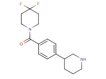 4,4-difluoro-1-(4-piperidin-3-ylbenzoyl)piperidine