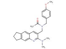 N-{[2-(dimethylamino)-7,8-dihydro-6H-cyclopenta[g]quinolin-3-yl]methyl}-N-(4-methoxybenzyl)acetamide