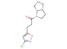 rel-(3aS,6aS)-1-[3-(3-chloro-5-isoxazolyl)propanoyl]octahydropyrrolo[3,4-b]pyrrole hydrochloride