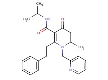 N-isopropyl-6-methyl-4-oxo-2-(2-phenylethyl)-1-(2-pyridinylmethyl)-1,4-dihydro-3-pyridinecarboxamide