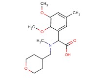 (2,3-dimethoxy-5-methylphenyl)[methyl(tetrahydro-2H-pyran-4-ylmethyl)amino]acetic acid