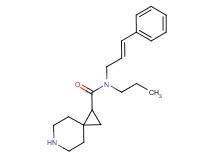 N-[(2E)-3-phenylprop-2-en-1-yl]-N-propyl-6-azaspiro[2.5]octane-1-carboxamide