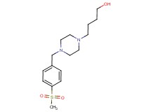 4-{4-[4-(methylsulfonyl)benzyl]piperazin-1-yl}butan-1-ol