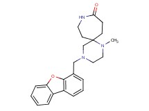 4-(dibenzo[b,d]furan-4-ylmethyl)-1-methyl-1,4,9-triazaspiro[5.6]dodecan-10-one
