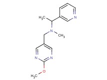 N-[(2-methoxypyrimidin-5-yl)methyl]-N-methyl-1-pyridin-3-ylethanamine