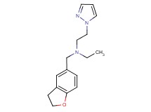 (2,3-dihydro-1-benzofuran-5-ylmethyl)ethyl[2-(1H-pyrazol-1-yl)ethyl]amine