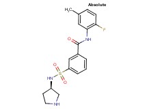 N-(2-fluoro-5-methylphenyl)-3-{[(3R)-pyrrolidin-3-ylamino]sulfonyl}benzamide