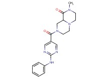 8-[(2-anilinopyrimidin-5-yl)carbonyl]-2-methylhexahydro-2H-pyrazino[1,2-a]pyrazin-1(6H)-one