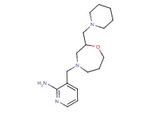 3-{[2-(piperidin-1-ylmethyl)-1,4-oxazepan-4-yl]methyl}pyridin-2-amine