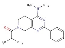 7-isobutyryl-N,N-dimethyl-2-phenyl-5,6,7,8-tetrahydropyrido[3,4-d]pyrimidin-4-amine