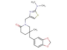 5-(1,3-benzodioxol-5-ylmethyl)-1-{[2-(dimethylamino)-1,3-thiazol-4-yl]methyl}-5-methylpiperidin-2-one
