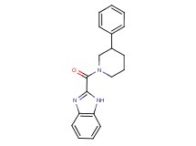 2-[(3-phenylpiperidin-1-yl)carbonyl]-1H-benzimidazole