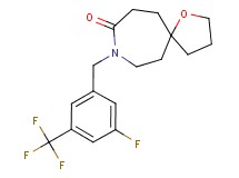 8-[3-fluoro-5-(trifluoromethyl)benzyl]-1-oxa-8-azaspiro[4.6]undecan-9-one