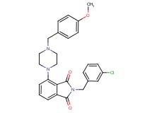 2-(3-chlorobenzyl)-4-[4-(4-methoxybenzyl)-1-piperazinyl]-1H-isoindole-1,3(2H)-dione