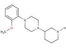 1-(2-methoxyphenyl)-4-(3-piperidinyl)piperazine