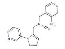 N-methyl-1-(3-methylpyridin-4-yl)-N-[(1-pyridin-3-yl-1H-pyrrol-2-yl)methyl]methanamine