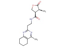4-methyl-N-[2-(4-methyl-5,6,7,8-tetrahydro-2-quinazolinyl)ethyl]-5-oxotetrahydro-3-furancarboxamide
