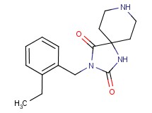 3-(2-ethylbenzyl)-1,3,8-triazaspiro[4.5]decane-2,4-dione