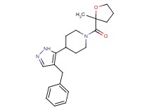 4-(4-benzyl-1H-pyrazol-5-yl)-1-[(2-methyltetrahydrofuran-2-yl)carbonyl]piperidine
