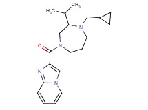 2-{[4-(cyclopropylmethyl)-3-isopropyl-1,4-diazepan-1-yl]carbonyl}imidazo[1,2-a]pyridine