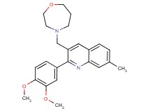 2-(3,4-dimethoxyphenyl)-7-methyl-3-(1,4-oxazepan-4-ylmethyl)quinoline